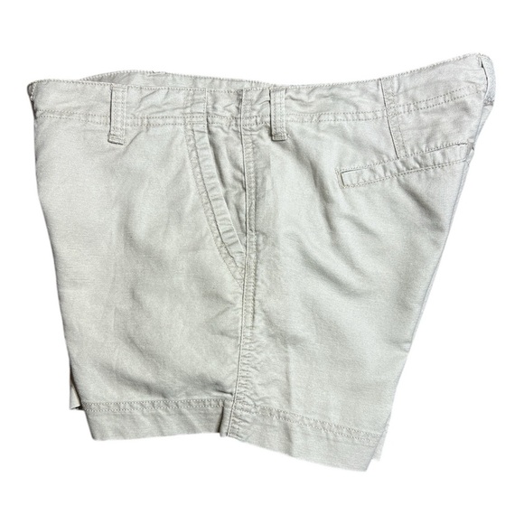 The North Face Linen Blend Shorts Size 10 Tan Brown - Picture 4 of 8